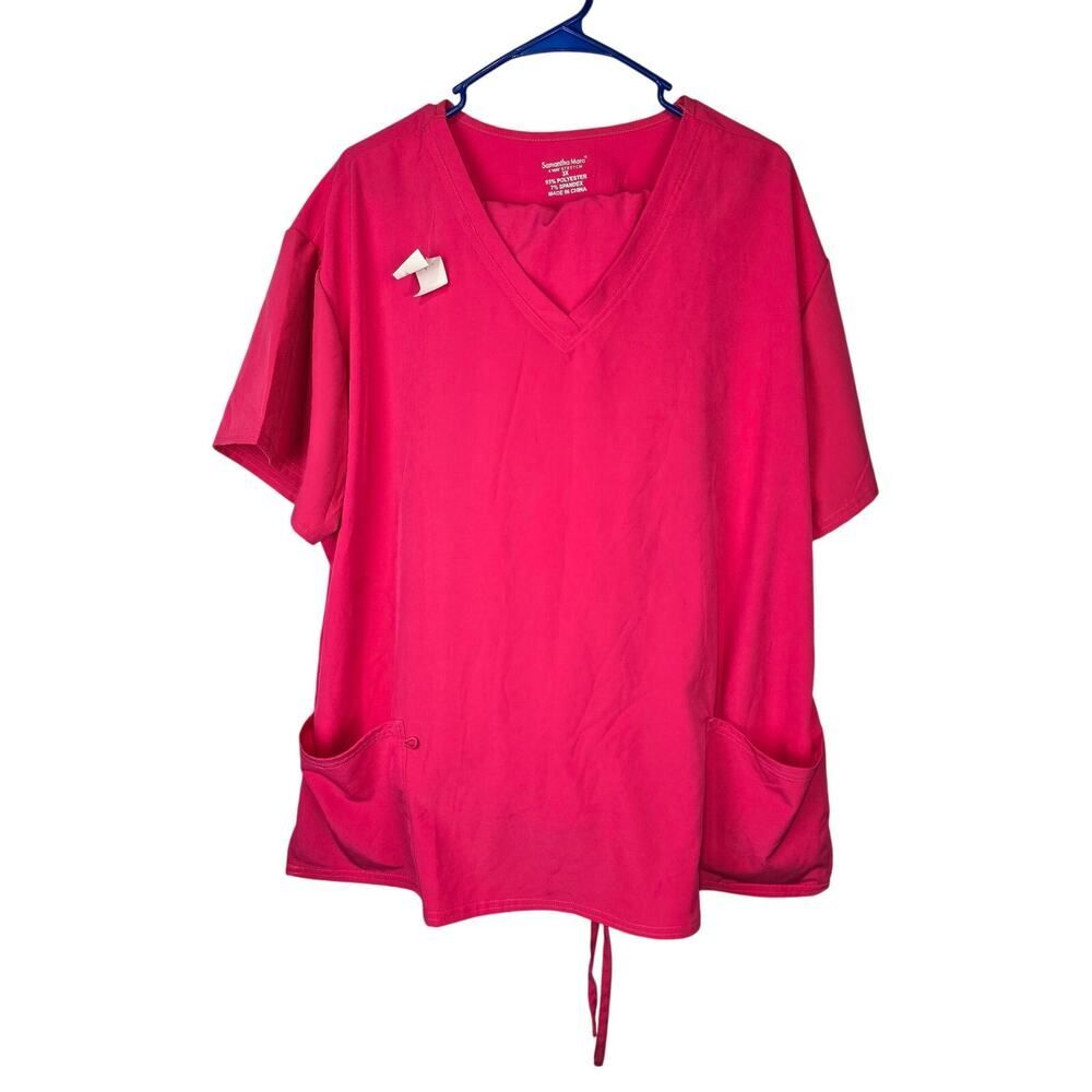 Samantha Mara Scrub Set Women size 3X Stretch Medical Uniform Comfortable